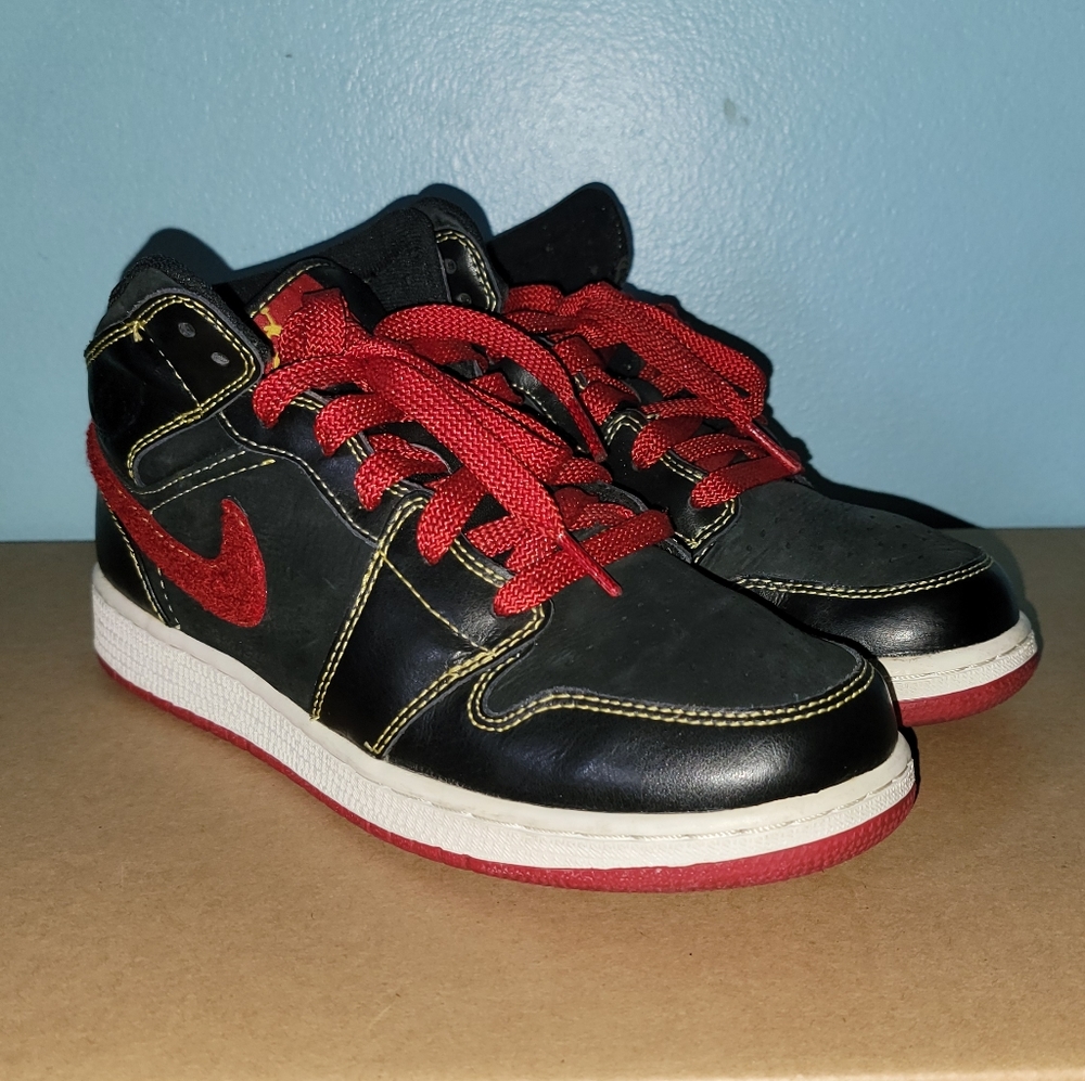 Nike Jordan 1 Mid Phat Premiere Maize 7Y